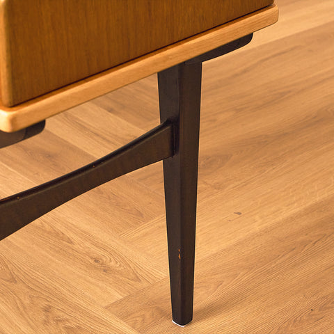 Swedish hall bench/side table in teak
