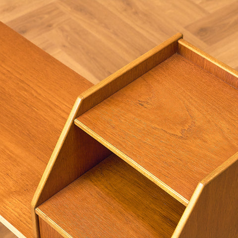 Swedish hall bench/side table in teak