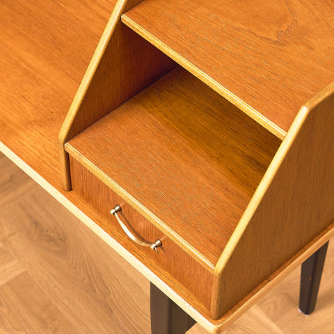 Swedish hall bench/side table in teak