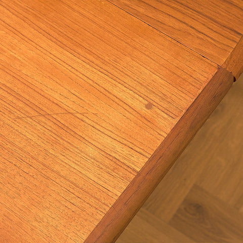 Round Teak Dining Table by H. Sigh & Sons