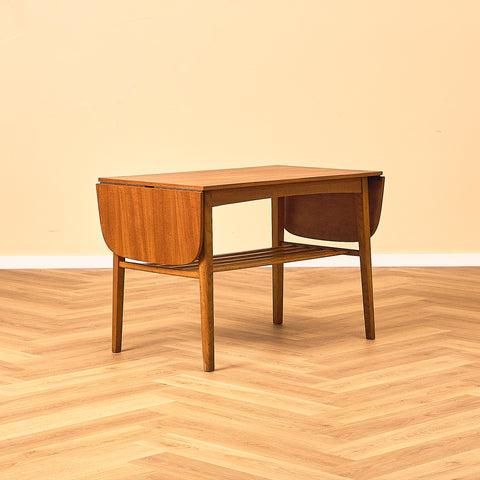 Swedish coffee table in teak and oak