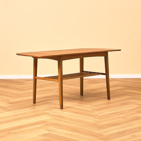 Swedish coffee table in teak and oak