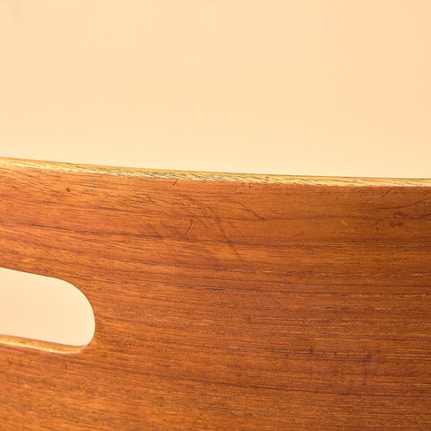 Danish dining chairs in teak and walnut