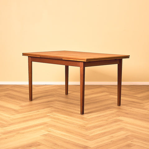 Danish Teak Extendable Dining Table