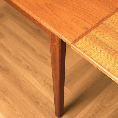 Danish Teak Extendable Dining Table