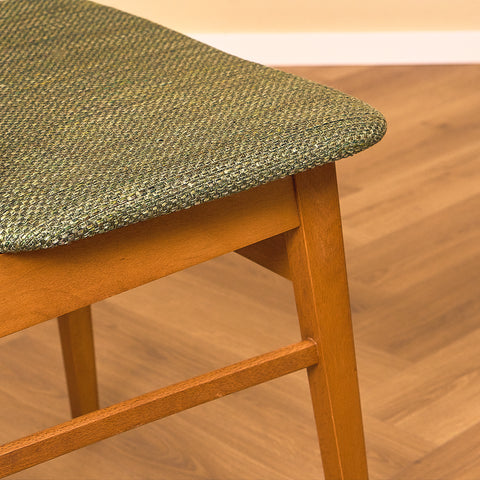 Danish dining chairs in teak/oak and beech by Farstrup