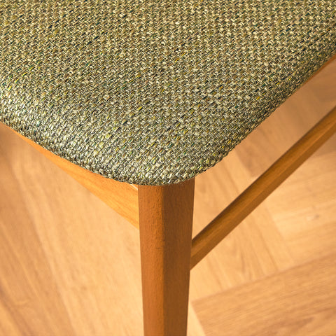 Danish dining chairs in teak/oak and beech by Farstrup