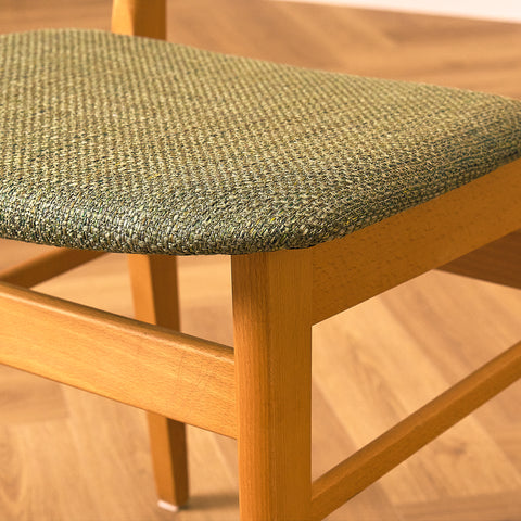 Danish dining chairs in teak/oak and beech by Farstrup