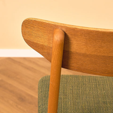 Danish dining chairs in teak/oak and beech by Farstrup