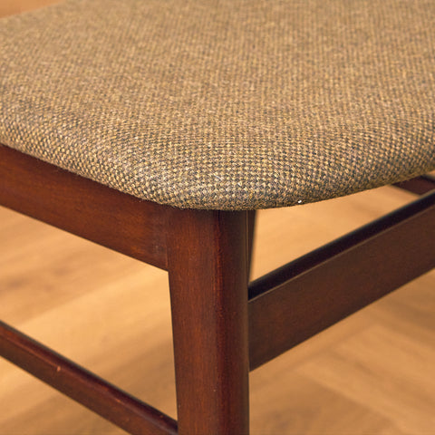 Danish dining chairs in teak and beech by Findahl Møbelfabrik, model 'Møsbol'