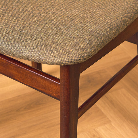 Danish dining chairs in teak and beech by Findahl Møbelfabrik, model 'Møsbol'