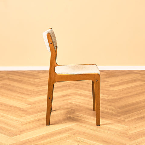 Danish dining chairs in teak by Findahl