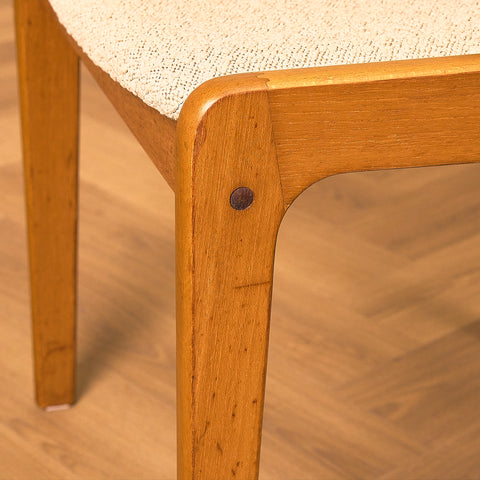 Danish dining chairs in teak by Findahl
