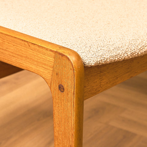 Danish dining chairs in teak by Findahl