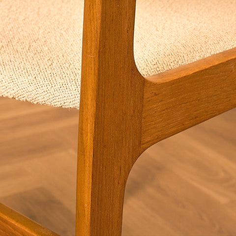 Danish dining chairs in teak by Findahl