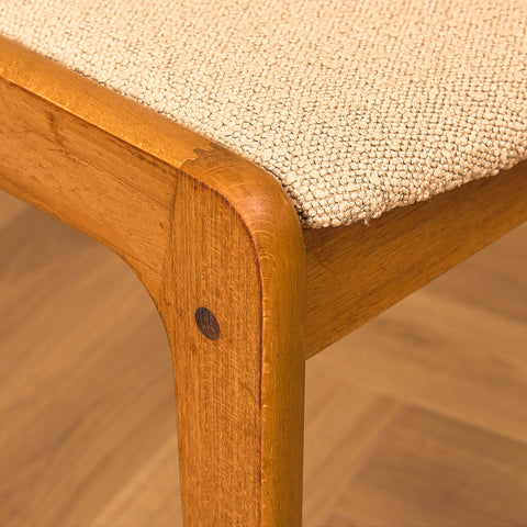 Danish dining chairs in teak by Findahl