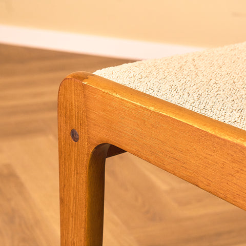 Danish dining chairs in teak by Findahl