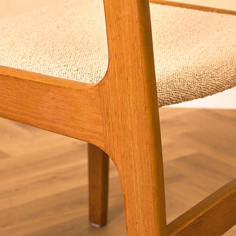 Danish dining chairs in teak by Findahl
