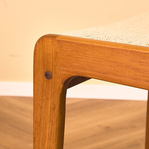 Danish dining chairs in teak by Findahl