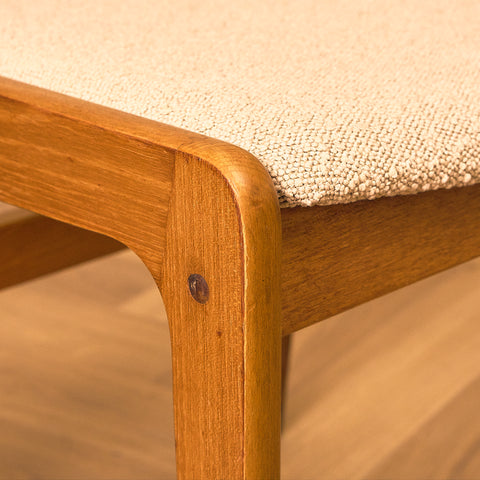 Danish dining chairs in teak by Findahl