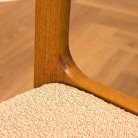 Danish dining chairs in teak by Findahl