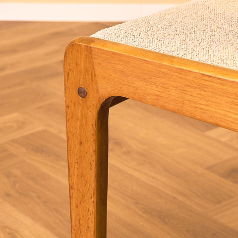 Danish dining chairs in teak by Findahl