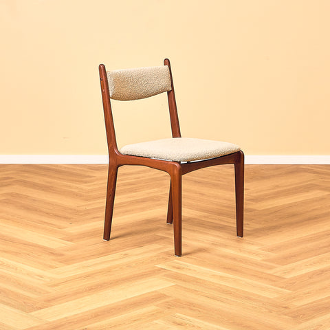 Danish dining chairs in solid teak
