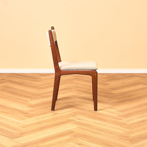 Danish dining chairs in solid teak
