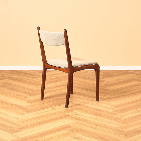 Danish dining chairs in solid teak