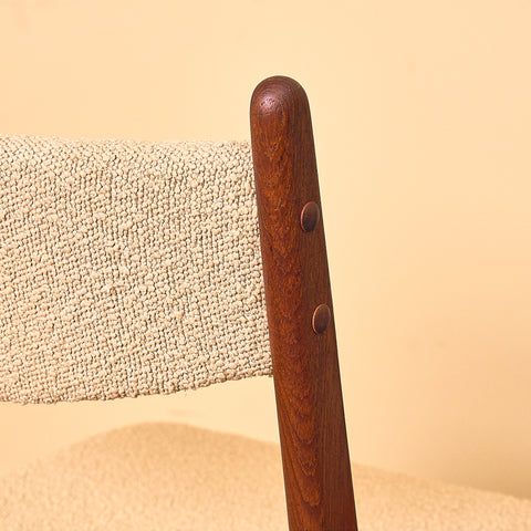 Danish dining chairs in solid teak