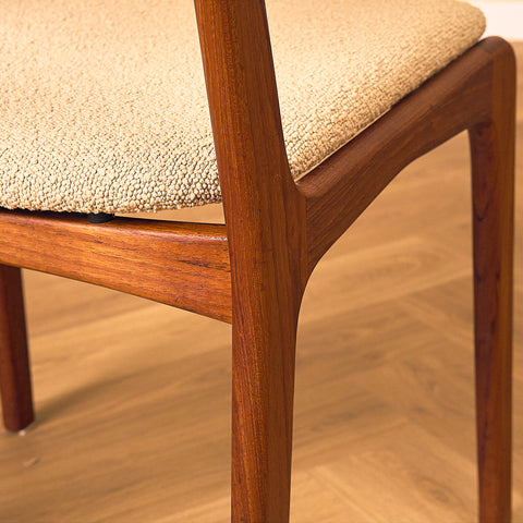 Danish dining chairs in solid teak