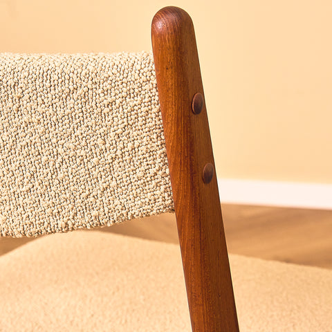 Danish dining chairs in solid teak
