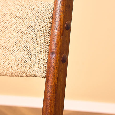 Danish dining chairs in solid teak
