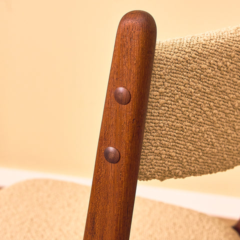 Danish dining chairs in solid teak