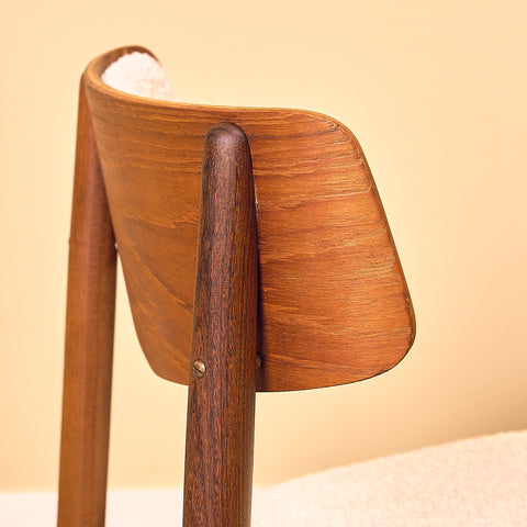 Teak and Walnut Dining Chair