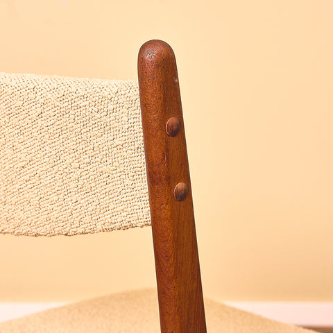 Danish dining chairs in solid teak