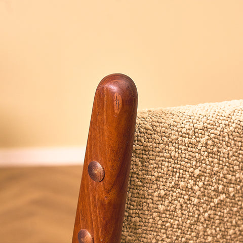 Danish dining chairs in solid teak