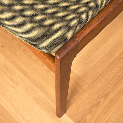 Danish dining chairs in walnut by Erik Buch for Nova Stolefabrik