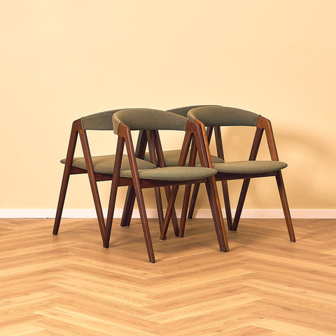Walnut Dining Chair by Sax Møbler