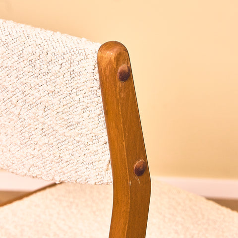Danish set of 8 dining chairs in beech by Erik Buch for Nova Stolefabrik