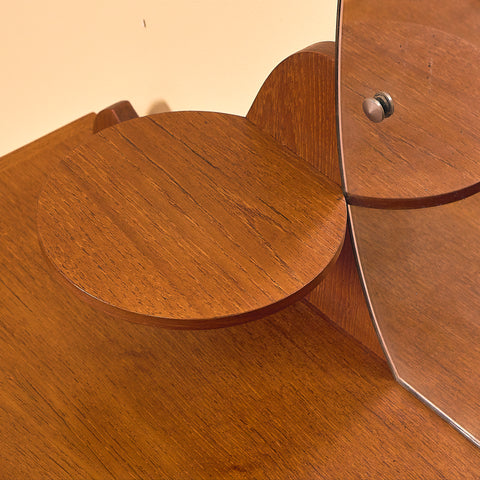 Teak Dressing Table with Mirror