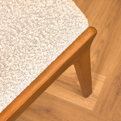 Danish set of 8 dining chairs in beech by Erik Buch for Nova Stolefabrik