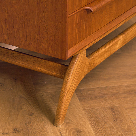 Teak Dressing Table with Mirror