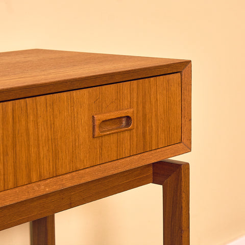 Swedish hall table in teak