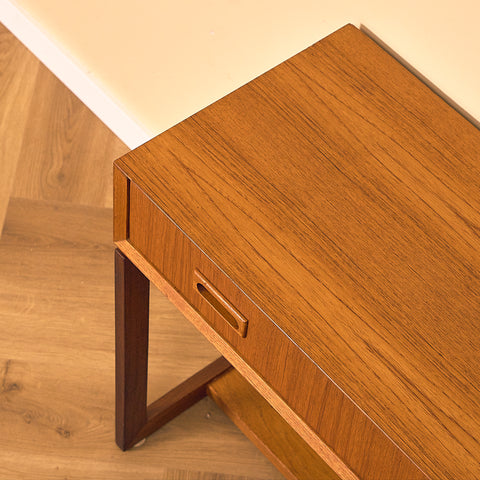 Swedish hall table in teak