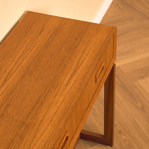 Swedish hall table in teak