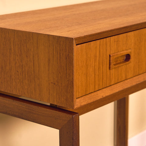 Swedish hall table in teak