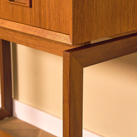 Swedish hall table in teak