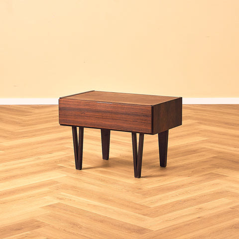 Swedish side table in Santos rosewood by Svenska Möbelfabriken