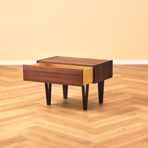 Swedish side table in Santos rosewood by Svenska Möbelfabriken